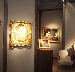 Stand pour la biennale des antiquaires