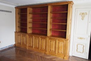 Réalisation de bibliothèques et meubles sur mesure à Paris
