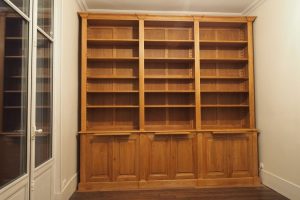 Réalisation de bibliothèques et meubles sur mesure à Paris