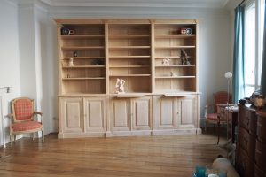 Réalisation de bibliothèques et meubles sur mesure à Paris