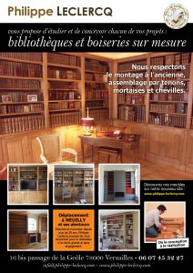 Meubles sur-mesure Philippe Leclercq à Neuilly et alentours