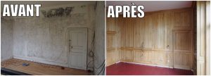 Boiseries avant après