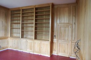 Des bibliothèques et boiseries sur-mesure