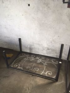 Tables en fer forgé "Tables à Tables"