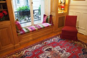 Décoration d'intérieur pour une entrée d'un appartement du XVIIeme arrondissement de Paris