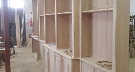 Réalisation de boiseries et Bibliothèques sur mesure pour un appartement de prestige