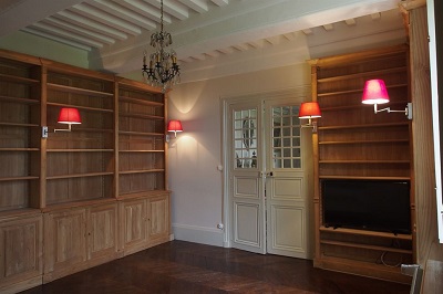 Bibliothèques sur mesure pour une propriété familiale en Bourgogne