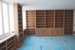 Bibliothèque livrée et posée dans le 1 er arrondissement de Paris