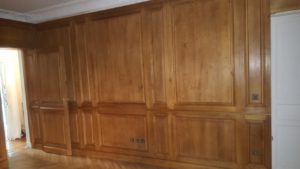 Boiserie dans bureau à Versailles