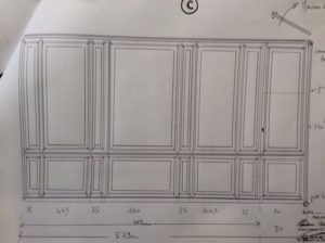 Boiseries et bibliothèques sur mesure en bois naturel