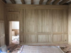 Boiseries sur-mesure dans un beau domaine d'Anjou