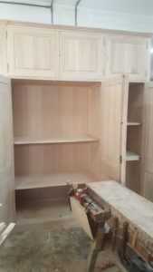 Dressing bibliothèque sur-mesure dans atelier