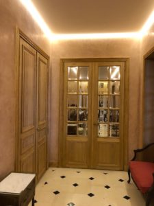 Salle à manger dans appartement haussmannien