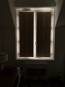 Volets d'intérieur pour une maison dans les Yvelines