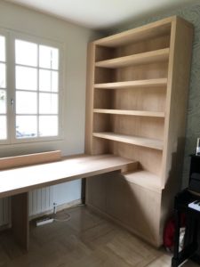 Bibliothèque-bureau contemporain
