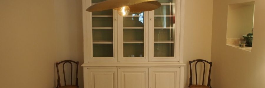 Meuble de parquet formant vaisselier de style Directoire