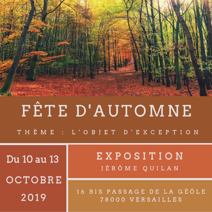 Affiche fête d'automne 2019