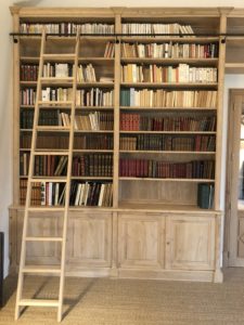 Philippe Leclercq livre ses bibliothèques sur mesure dans les Yvelines et la région parisienne