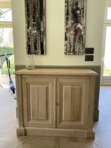Réalisation de trois meubles sur mesure pour une décoratrice d’intérieur