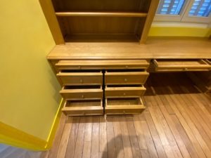 Bureau pour un télétravail sur mesure en bois naturel
