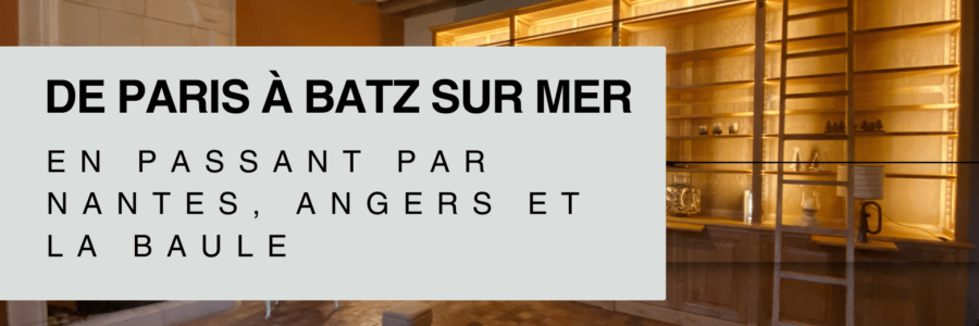 Votre bibliothèque de Paris à Batz sur Mer en passant par Nantes, Angers et La Baule