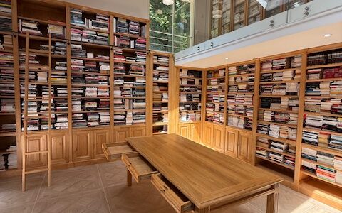 Realisation d’un grand bureau et son dressing avec bibliothèque latérale