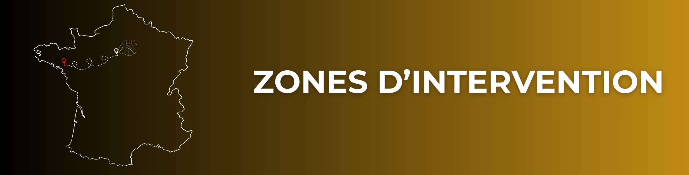 Zones d'intervention