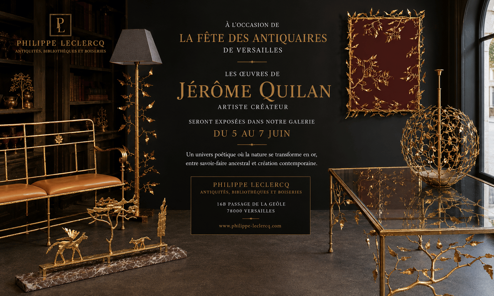 Jérôme Quilan à la fête des antiquaires 2026