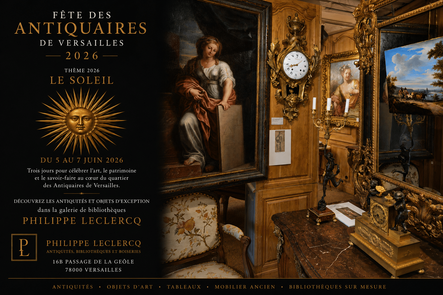 Fête des Antiquaires de Versailles 2026